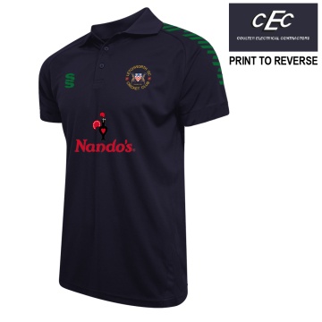 Letchworth CG CC Women's Dual Solid Colour Polo : Navy