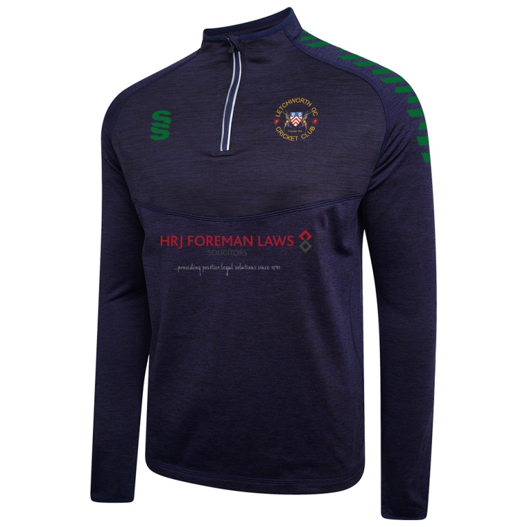 Seniors 1/4 Zip Dual Performance Top : Navy