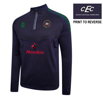 1/4 Zip Dual Performance Top : Navy